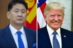 Ерөнхийлөгч У.Хүрэлсүхэд АНУ-ын Ерөнхийлөгч Д.Трамп баяр наадмын мэндчилгээ ирүүллээ