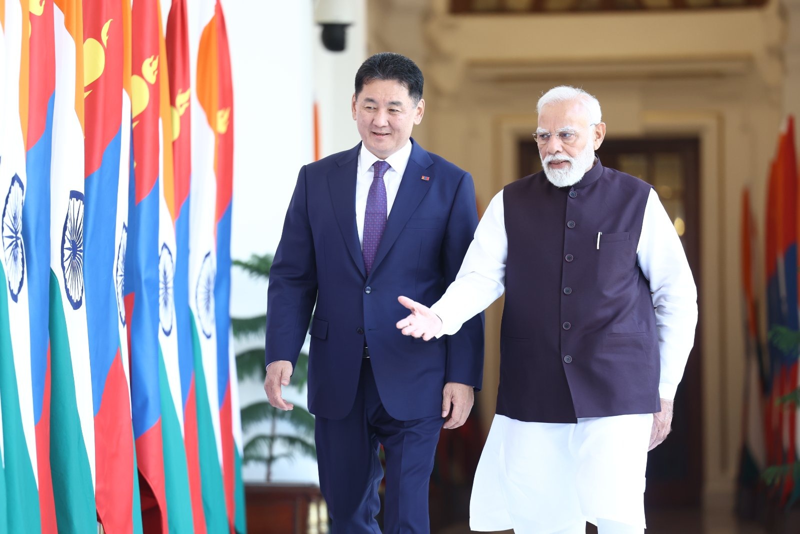 Ерөнхийлөгч У.Хүрэлсүх, Ерөнхий сайд Н.Моди нар ”Стратегийн түншлэл”-ийг бэхжүүлэх тухай Хамтарсан мэдэгдэл гаргалаа