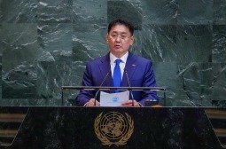 Монгол Улсын Ерөнхийлөгч У.Хүрэлсүх НҮБ-ын Ерөнхий Ассамблейн 80 дугаар чуулганы Ерөнхий санал шүүмжлэлд үг хэллээ