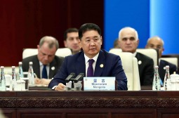 Монгол Улсын Ерөнхийлөгч У.Хүрэлсүх ШХАБ-ын дээд түвшний уулзалтад ажиглагчаар оролцож, үг хэллээ