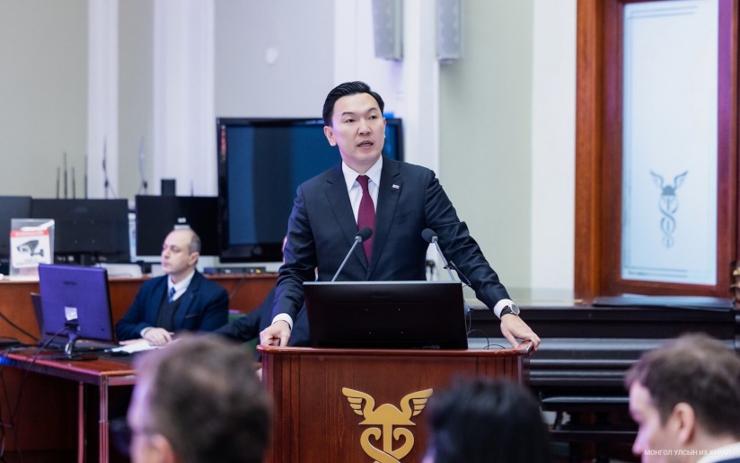 Монгол Улсын Их Хурлын дарга Н.Учрал “Монгол-Оросын бизнес форум”-ыг нээж, үг хэлэв