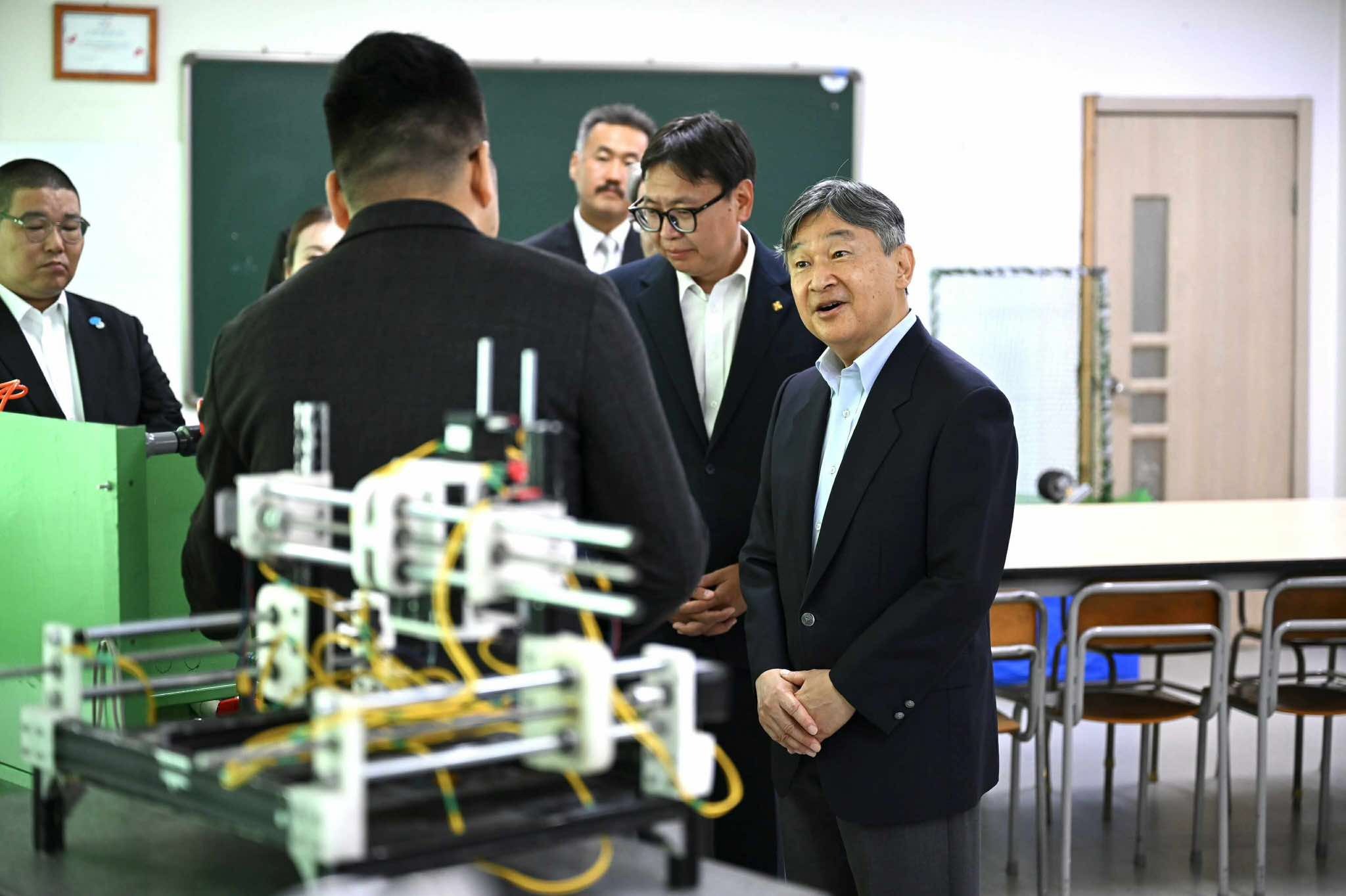 Япон Улсын Цог Жавхлант Эзэн Хаан Нарүхито “Монгол Коосэн технологийн коллеж”-ид зочиллоо