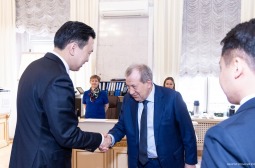 Монгол Улсын Их Хурлын дарга Н.Учрал Оросын Шинжлэх Ухааны Академид зочлов